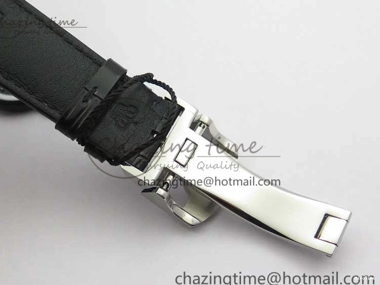 MIROTIME 0325 WeatherProof Portugieser Chronograph Edition “150 Years” IW371602 ZF 1:1 Best Edition White Dial on Black Leather Strap A7750 (Slim Movement) 7120